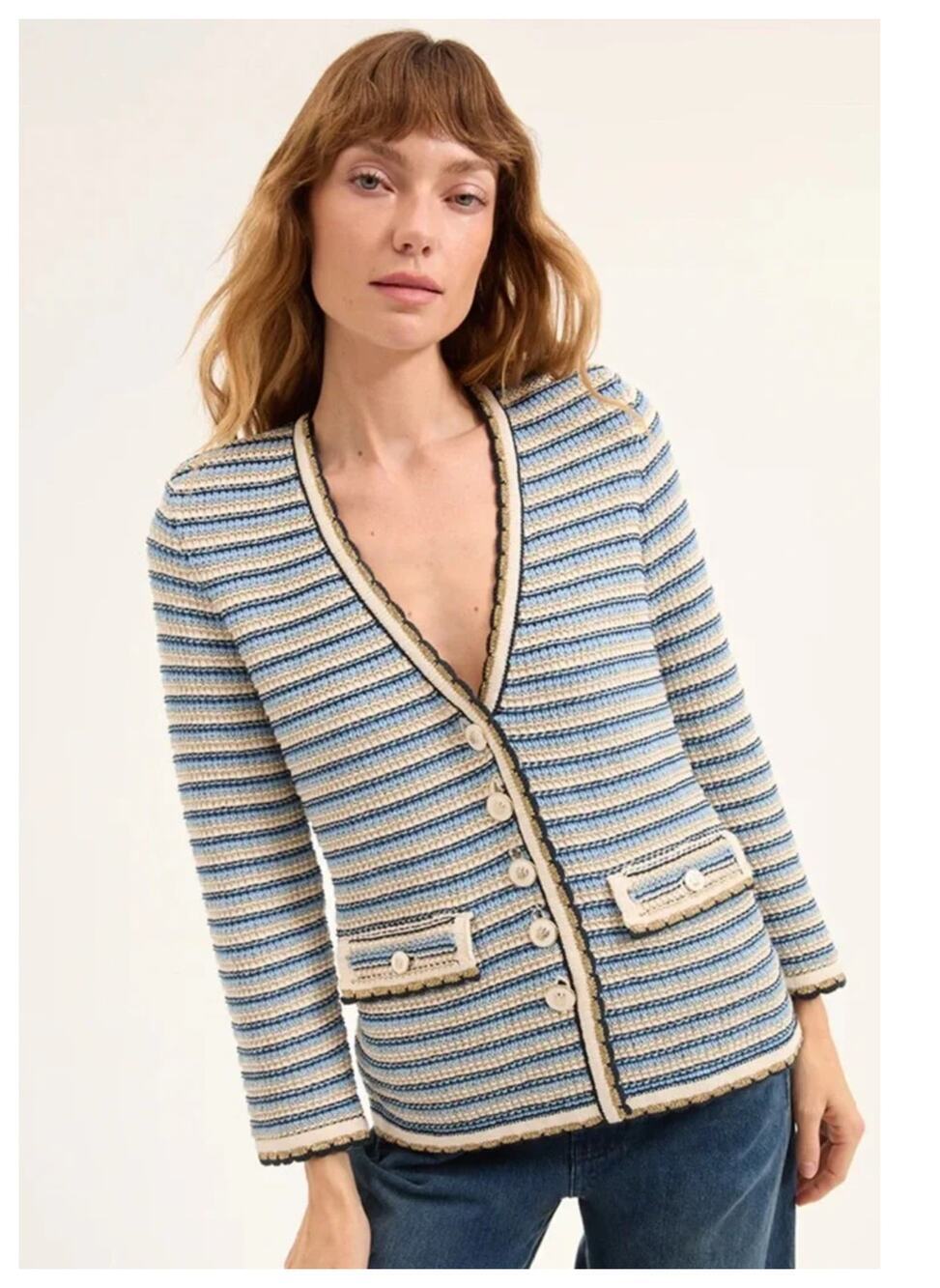 NEW Veronica Beard Ceriani Knit Jacket Size XXS